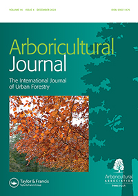Cover image for Arboricultural Journal, Volume 45, Issue 4, 2023