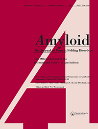 Cover image for Amyloid, Volume 26, Issue sup1, 2019