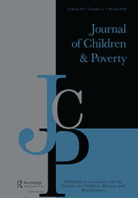 Cover image for Journal of Children and Poverty, Volume 26, Issue 1, 2020