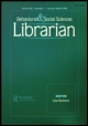Cover image for Behavioral & Social Sciences Librarian, Volume 7, Issue 3-4, 1989
