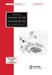 Cover image for Journal of the History of the Neurosciences
