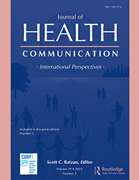 Cover image for Journal of Health Communication, Volume 29, Issue 3, 2024