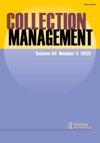 Cover image for Collection Management, Volume 48, Issue 3, 2023