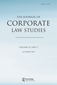 Cover image for Journal of Corporate Law Studies, Volume 12, Issue 1, 2012