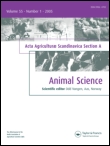Cover image for Acta Agriculturae Scandinavica, Section A — Animal Science, Volume 64, Issue 1, 2014