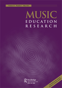 Cover image for Music Education Research, Volume 26, Issue 2, 2024