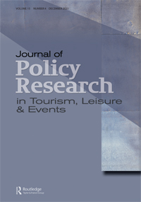 Cover image for Journal of Policy Research in Tourism, Leisure and Events, Volume 15, Issue 4, 2023