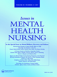 Cover image for Issues in Mental Health Nursing, Volume 38, Issue 11, 2017