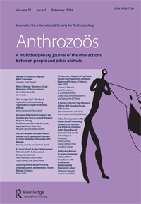 Cover image for Anthrozoös, Volume 37, Issue 1, 2024