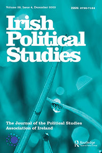 Cover image for Irish Political Studies, Volume 38, Issue 4, 2023