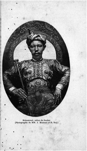 Figure 1. Sultan Jamalul Azam by M.M. J. Montano and P. Rey, 1879 (Montano Citation1886: 173).