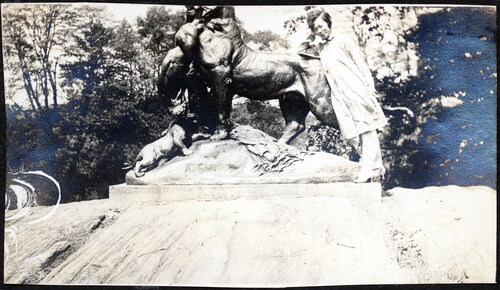 Figure 5. Marion in Central Park, 1917. Courtesy of the Kumaradjaja Family History Archive.