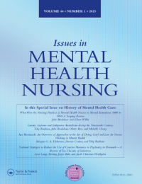 Cover image for Issues in Mental Health Nursing, Volume 44, Issue 1, 2023