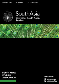 Cover image for South Asia: Journal of South Asian Studies, Volume 46, Issue 5, 2023