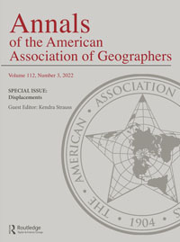 Cover image for Annals of the American Association of Geographers, Volume 112, Issue 3, 2022