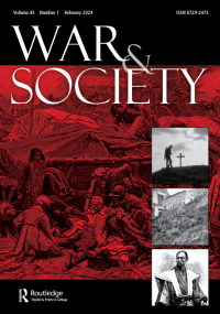 Cover image for War & Society, Volume 43, Issue 1, 2024