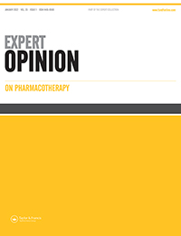 Cover image for Expert Opinion on Pharmacotherapy, Volume 23, Issue 1, 2022