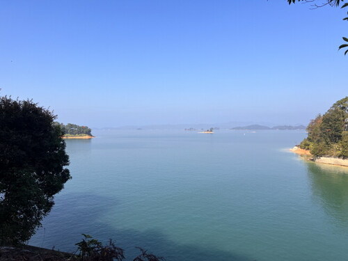 A serene lake within a nature reserve, Heyuan, China.