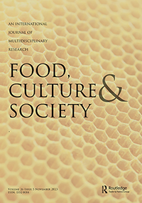 Cover image for Food, Culture & Society, Volume 26, Issue 5, 2023