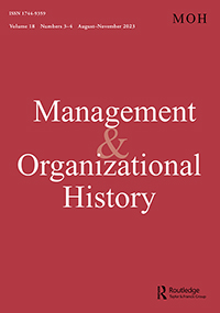 Cover image for Management & Organizational History, Volume 18, Issue 3-4, 2023