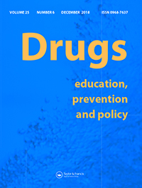 Cover image for Drugs: Education, Prevention and Policy, Volume 25, Issue 6, 2018
