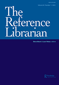 Cover image for The Reference Librarian, Volume 64, Issue 1, 2023