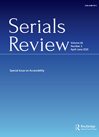 Cover image for Serials Review, Volume 46, Issue 2, 2020