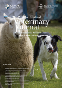 Cover image for New Zealand Veterinary Journal, Volume 72, Issue 4, 2024