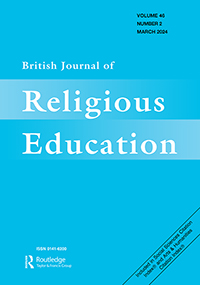 Cover image for British Journal of Religious Education, Volume 46, Issue 2, 2024
