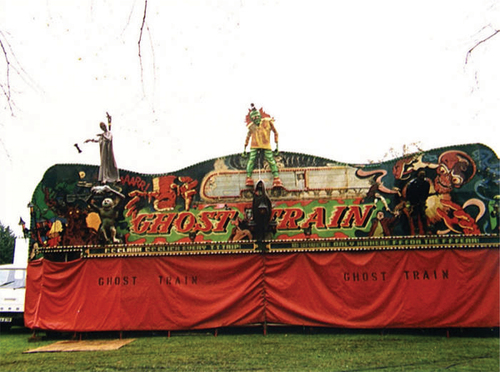 Figure 1. B. Roberts’ Ghost Train – GT11 - photographed Rugby Fair 1 May 1989. [Figure “Reproduced with permission of the University of Sheffield; https://cdm15847.contentdm.oclc.org/digital/collection/p15847coll3/id/7133.].
