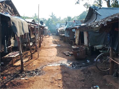 Figure 3. Maung Zar. ‘The reality of the community’ (migrant housing).