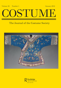 Cover image for Costume, Volume 50, Issue 1, 2016