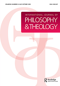 Cover image for International Journal of Philosophy and Theology, Volume 84, Issue 3-4, 2023