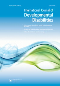 Cover image for International Journal of Developmental Disabilities
