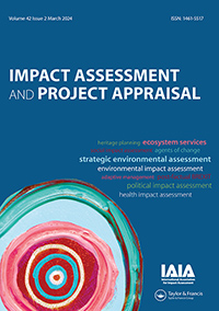 Cover image for Impact Assessment and Project Appraisal, Volume 42, Issue 2, 2024