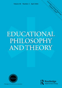 Cover image for Educational Philosophy and Theory, Volume 56, Issue 4, 2024