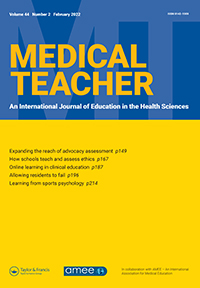 Cover image for Medical Teacher, Volume 44, Issue 2, 2022