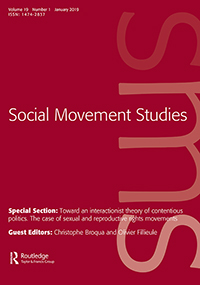 Cover image for Social Movement Studies, Volume 19, Issue 1, 2020