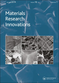 Cover image for Materials Research Innovations, Volume 28, Issue 4, 2024