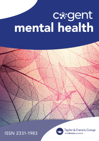 Cover image for Cogent Mental Health, Volume 2, Issue 1, 2023