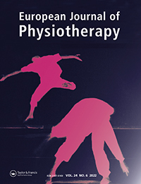 Cover image for European Journal of Physiotherapy, Volume 24, Issue 6, 2022
