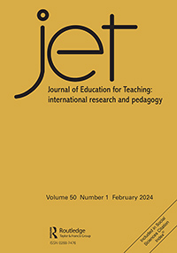 Cover image for Journal of Education for Teaching, Volume 50, Issue 1, 2024