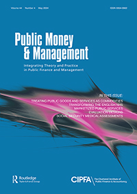 Cover image for Public Money & Management