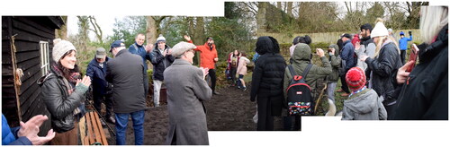 Figure 7. The groups meeting for the first time at beamish image credit: Jill brewster.