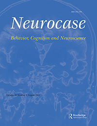 Cover image for Neurocase, Volume 28, Issue 4, 2022