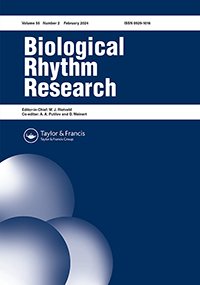 Cover image for Biological Rhythm Research, Volume 55, Issue 2, 2024