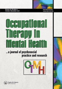 Cover image for Occupational Therapy in Mental Health, Volume 39, Issue 4, 2023