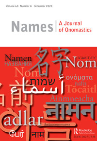 Cover image for Names, Volume 68, Issue 4, 2020