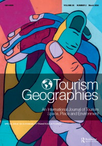 Cover image for Tourism Geographies, Volume 26, Issue 2, 2024