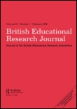 Cover image for British Educational Research Journal